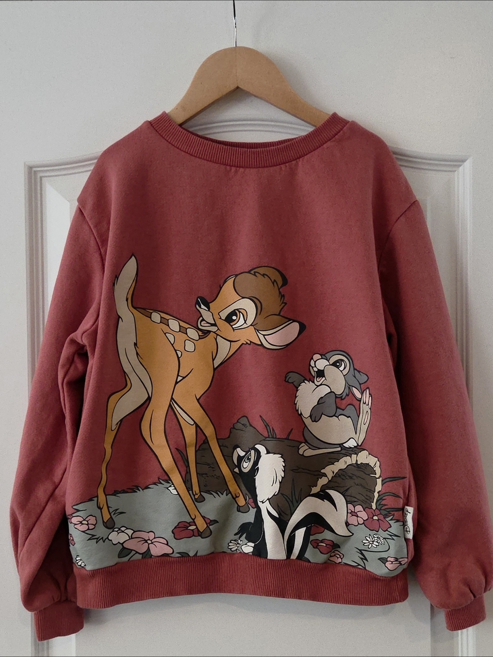 Disney x H&M Bambi & Friends Sweatshirt Size: 8-10